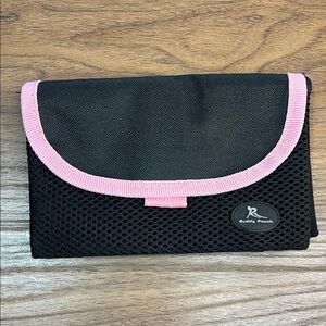 Running Buddy Pouch Black Pink Magnetic Waist Bag